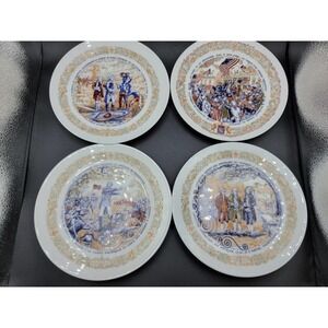 D'ARCEAU LIMOGES PLATES LAFAYETTE LEGACY COLLECTION REVOLUTIONARY WAR